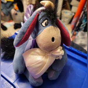 Disney Store Eeyore Sugar Plum Fairy 7" Beanbag Plush NWOT